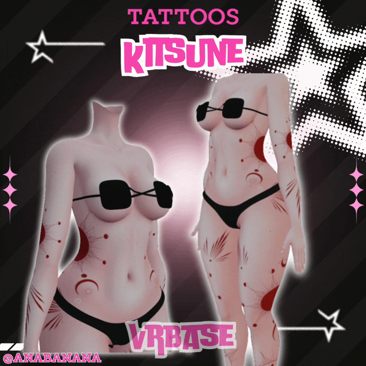 (J:) ๐ฆ Kitsune Tatts | Vrbase + Akii + Zinfit F/M