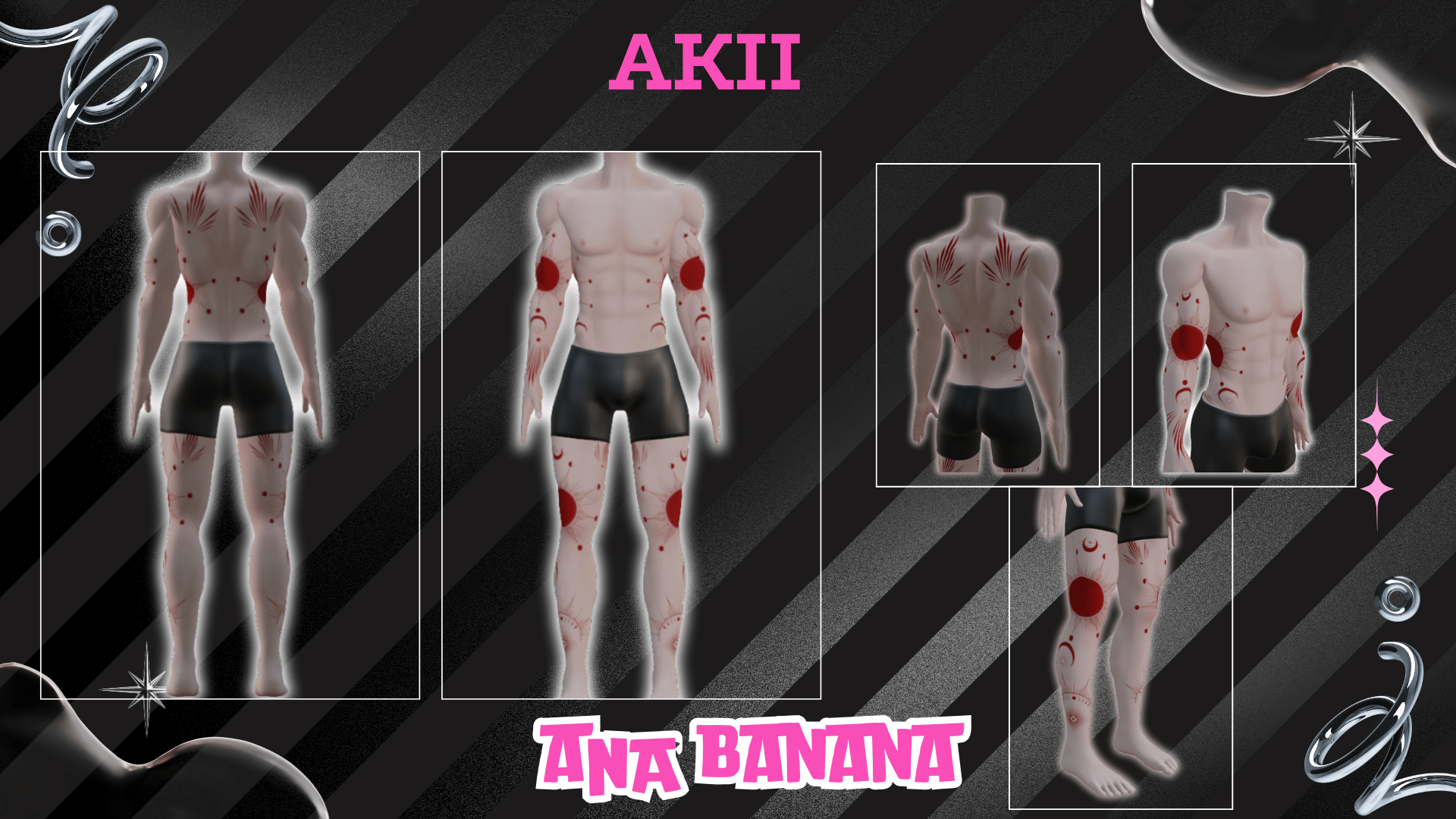 (J:) ๐ฆ Kitsune Tatts | Vrbase + Akii + Zinfit F/M