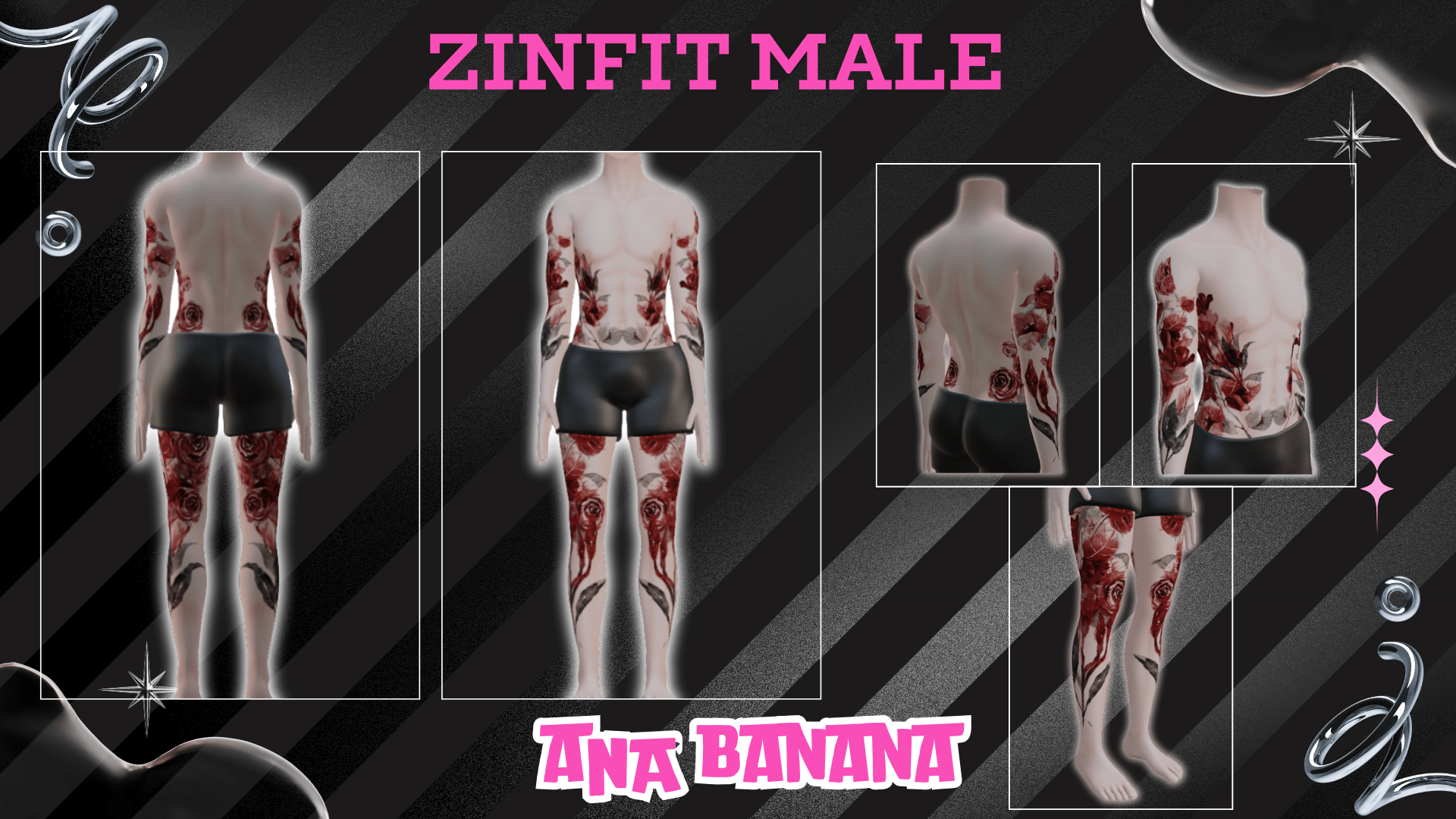 (J:) ๐ Love Blooms Tatts | Vrbase + Akii + Zinfit F/M