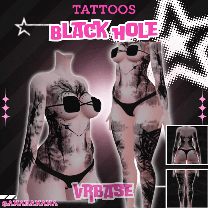 (J) : πBlack Hole Tatts | Vrbase + Akii + Zinfit F/M