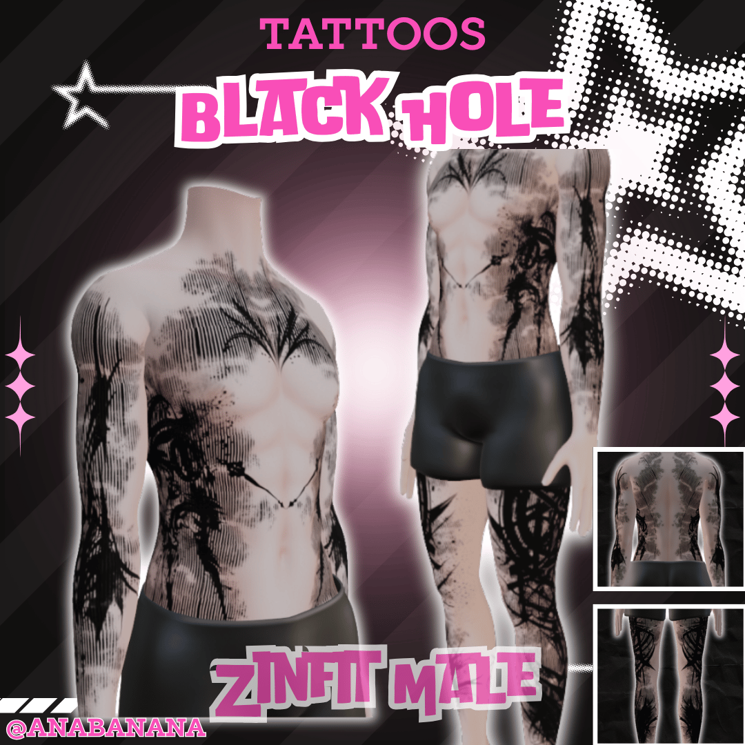 (J) : πBlack Hole Tatts | Vrbase + Akii + Zinfit F/M