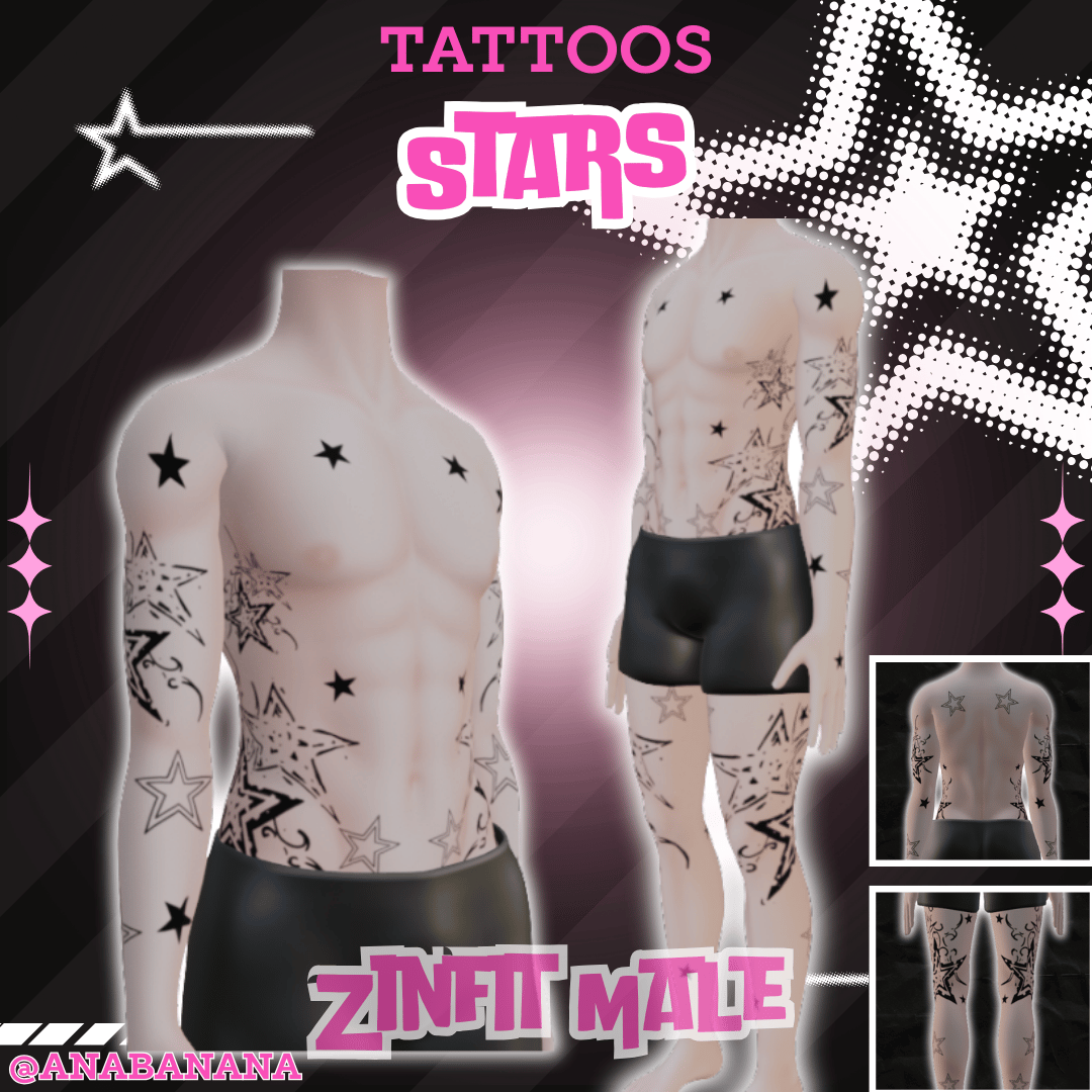(J) : ⭐ Stars Tatts | Vrbase + Akii + Zinfit F/M