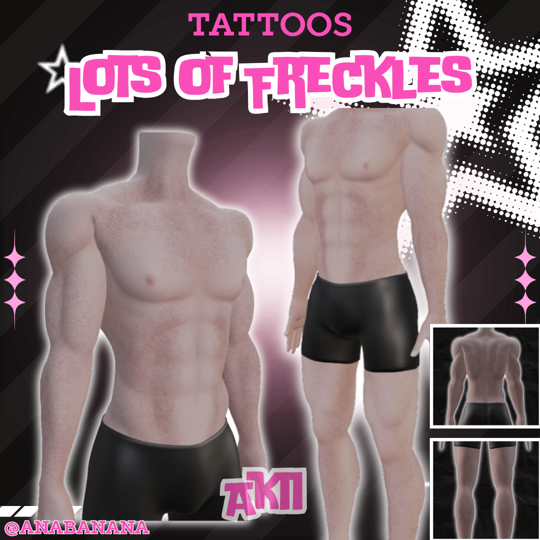 💄 Lots of Freckles Tatts | Akii