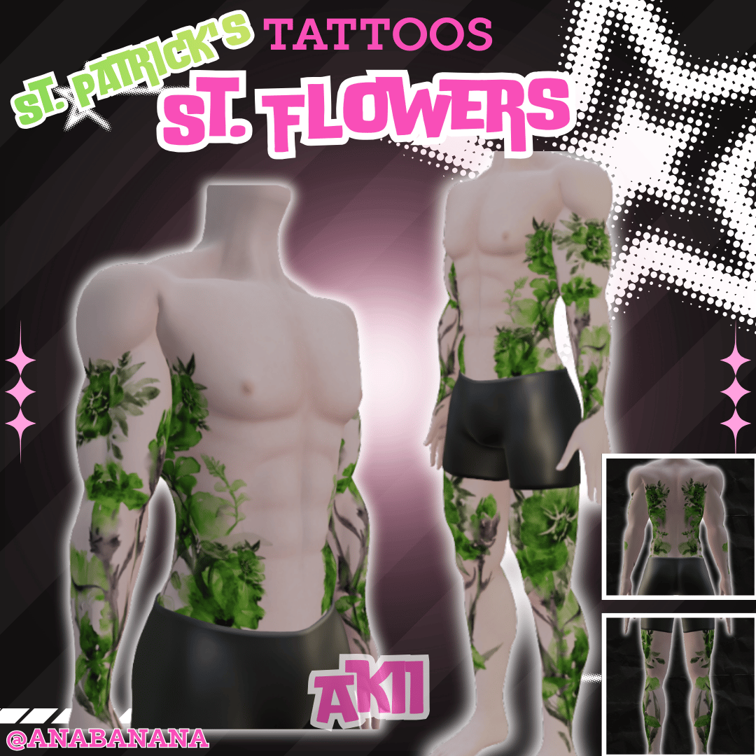 (J) :🌿 St. Flowers Tatts | Vrbase + Akii + Zinfit F/M