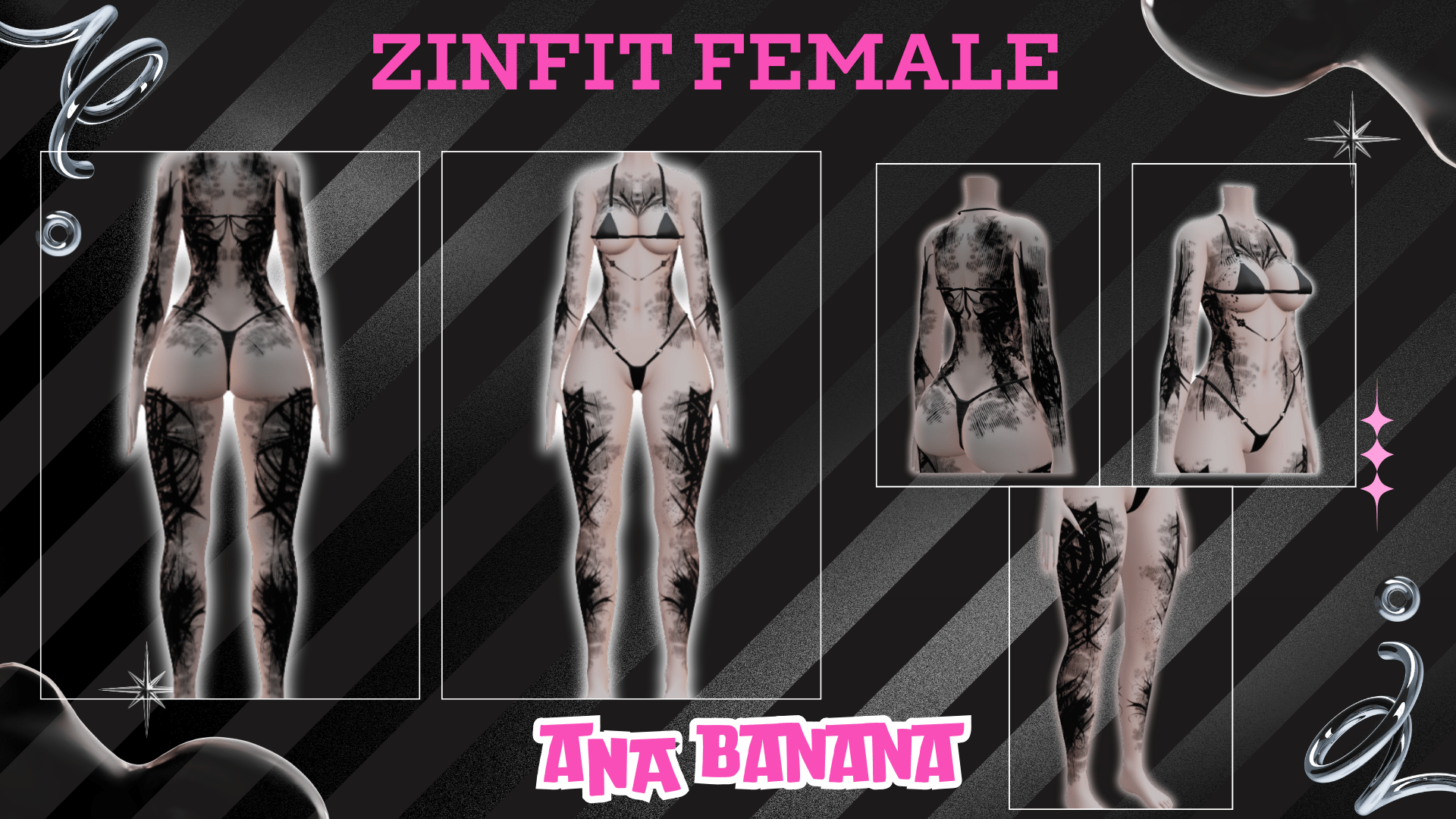 ðBlack Hole Tatts | Zinfit Female