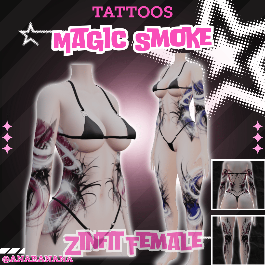 (J) : 🎩 Magic Smoke Tatts | Vrbase + Akii + Zinfit F/M