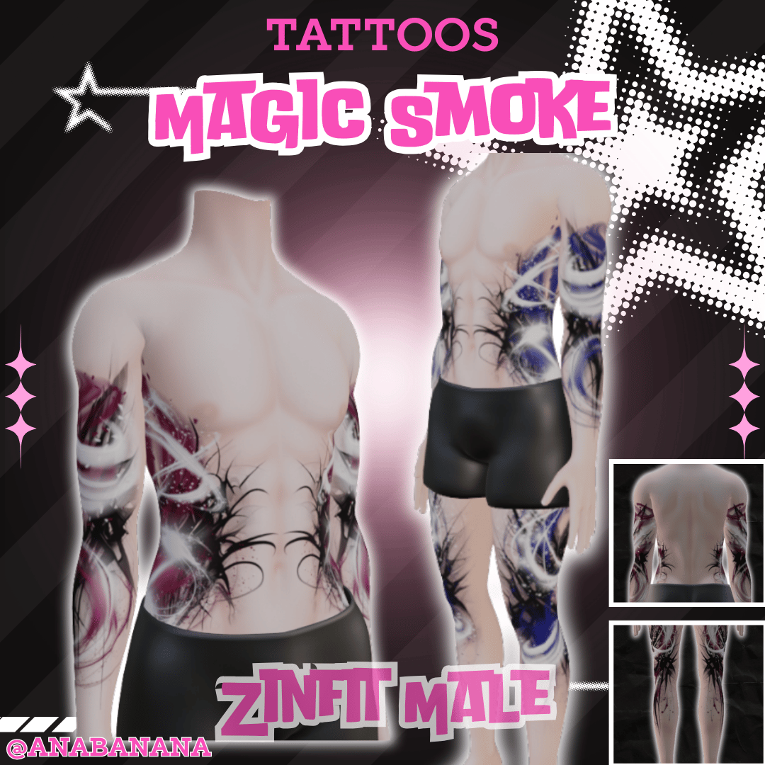 (J) : 🎩 Magic Smoke Tatts | Vrbase + Akii + Zinfit F/M