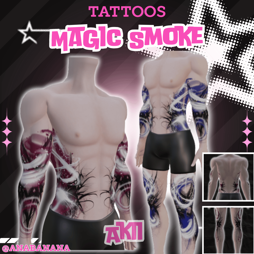 (J) : 🎩 Magic Smoke Tatts | Vrbase + Akii + Zinfit F/M