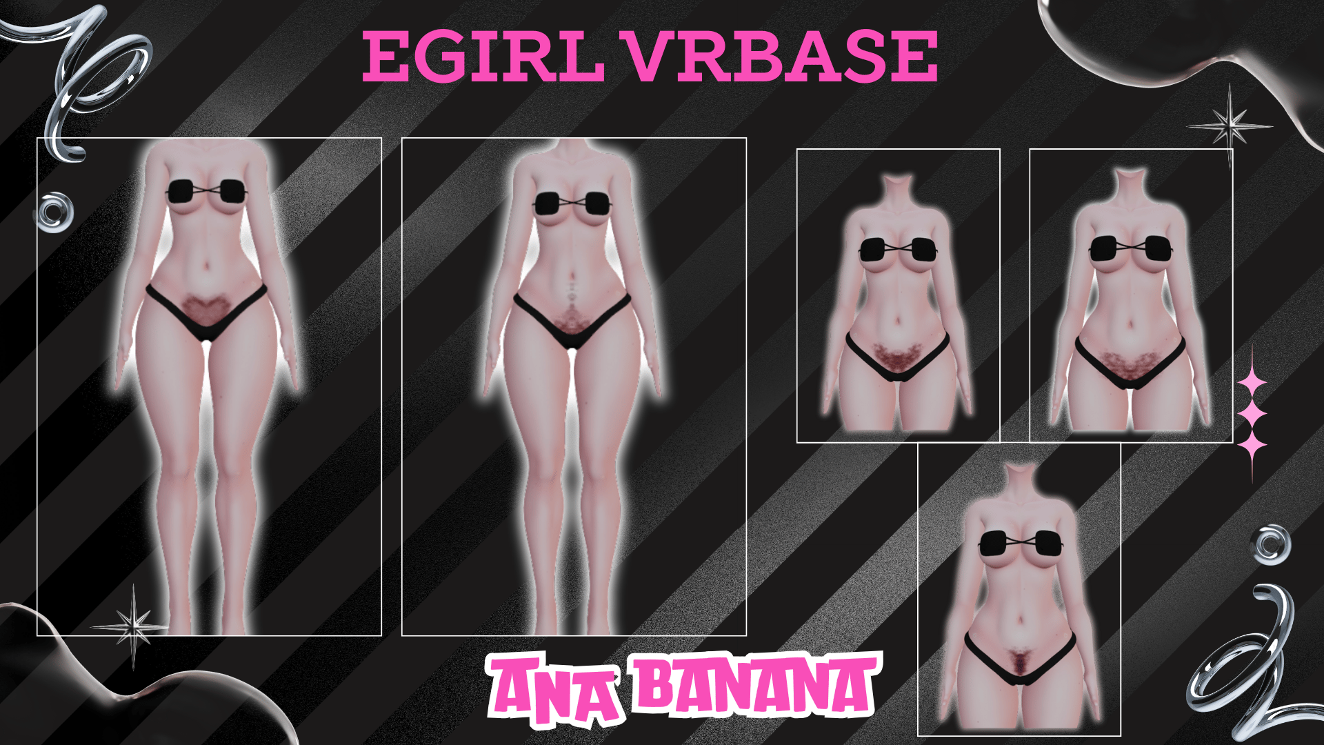 (J) : ๐โโ๏ธ Hairy Fuzz Tatts | Vrbase + Akii + Zinfit F/M + Dolly Molly