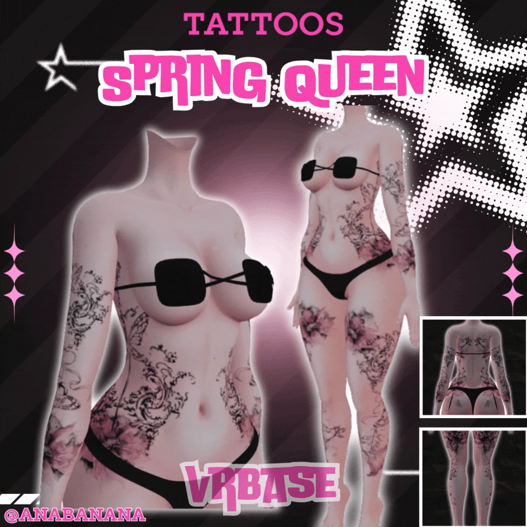 (J) : ๐ผ Spring Queen Tatts | Multi-Base Compatible