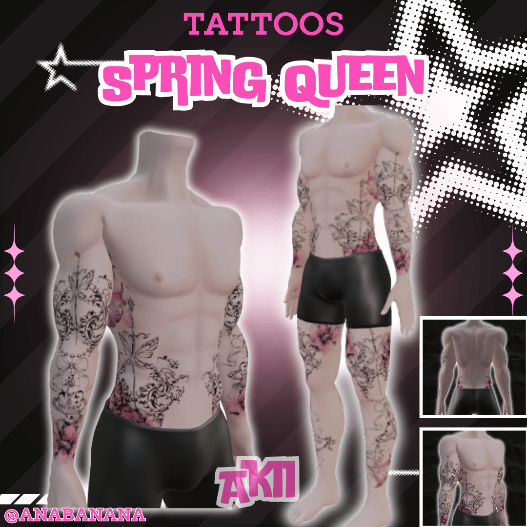 (J) : ๐ผ Spring Queen Tatts | Multi-Base Compatible