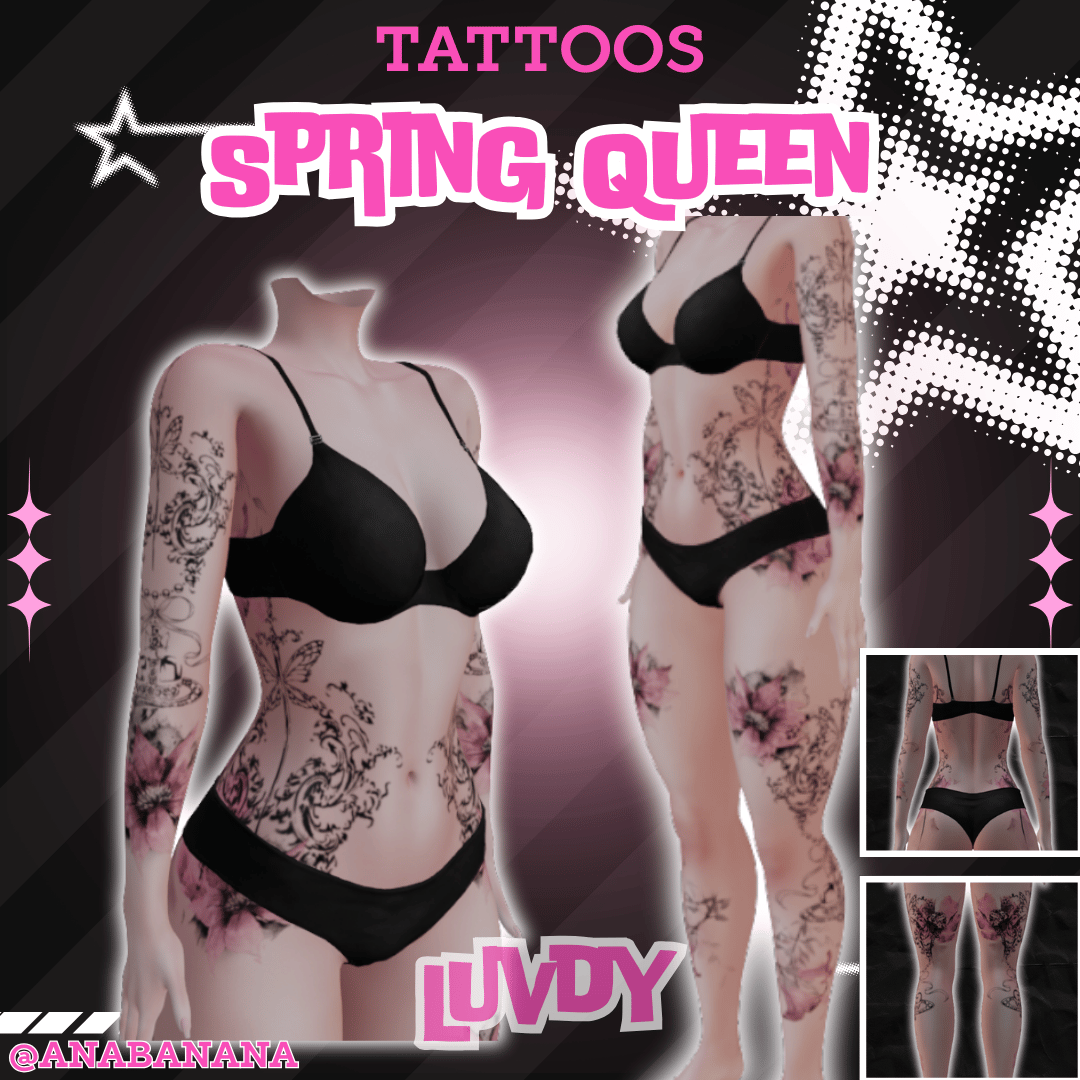 (J) : ๐ผ Spring Queen Tatts | Multi-Base Compatible