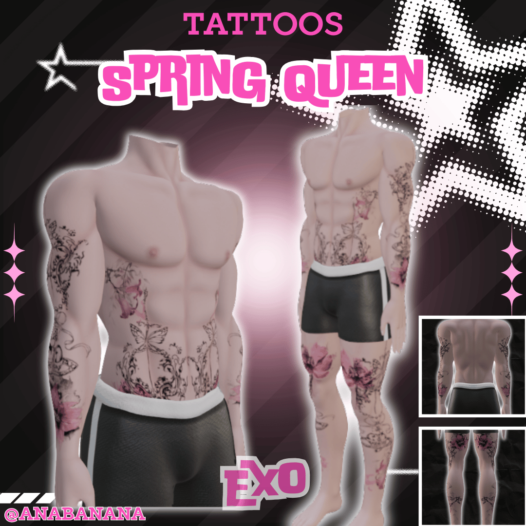(J) : ๐ผ Spring Queen Tatts | Multi-Base Compatible