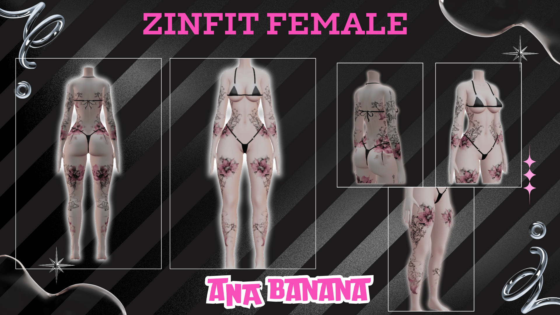 (J) : ๐ผ Spring Queen Tatts | Multi-Base Compatible
