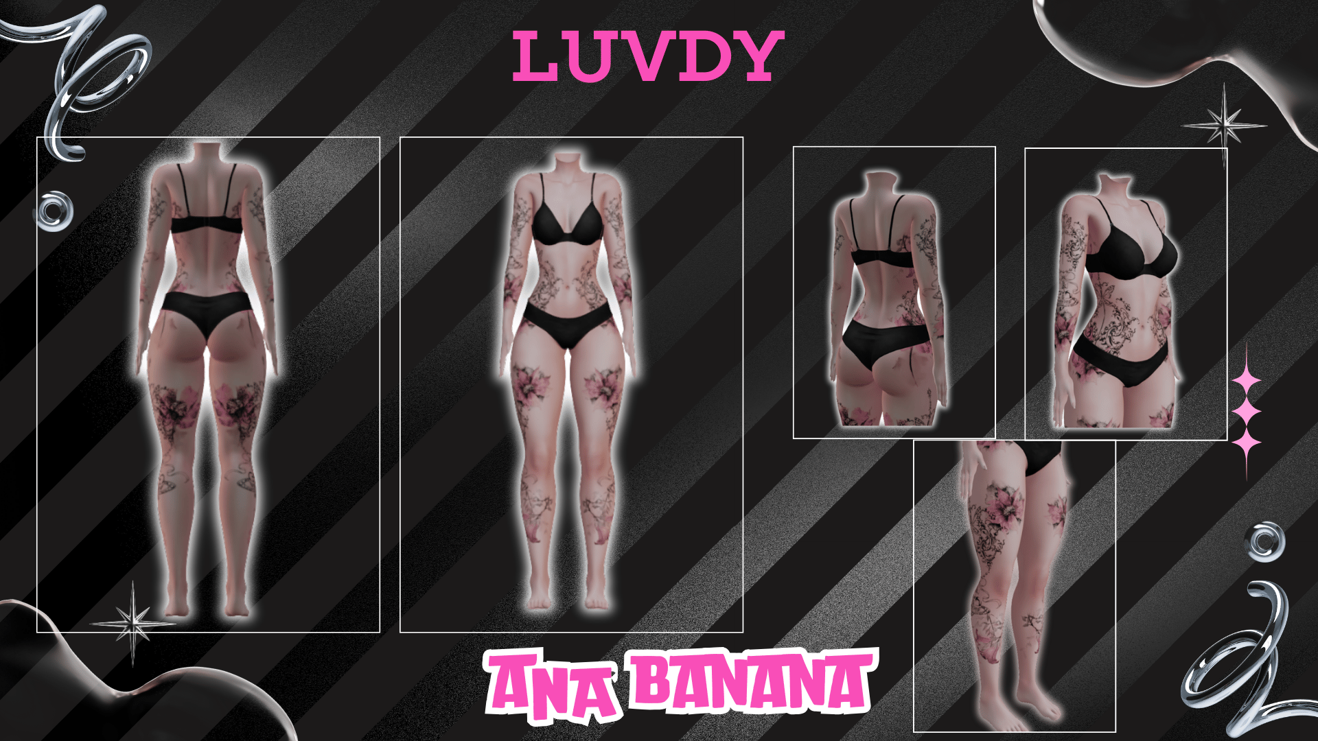 (J) : ๐ผ Spring Queen Tatts | Multi-Base Compatible