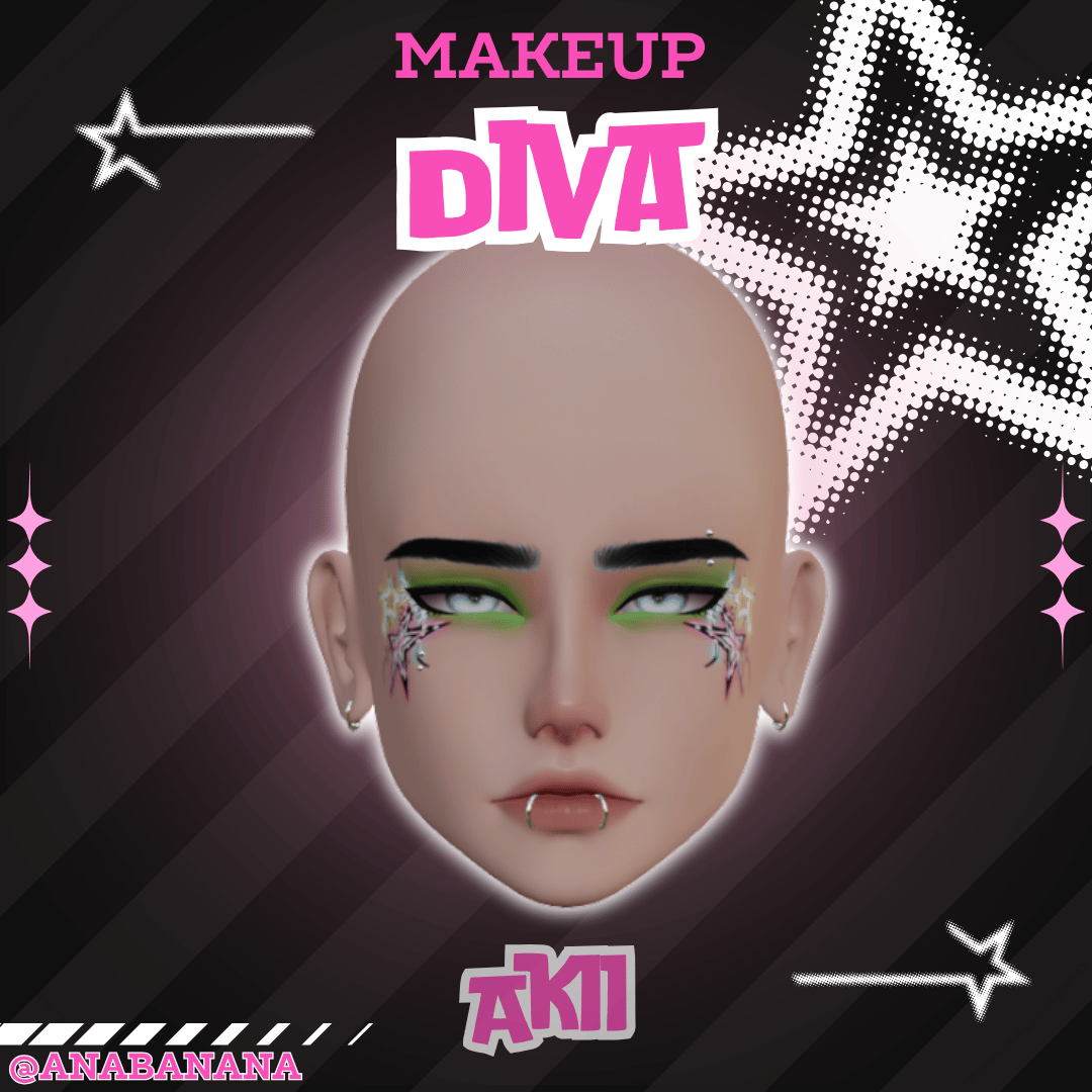 (J) : ⭐ Diva Makeup | Multi-Head Compatible
