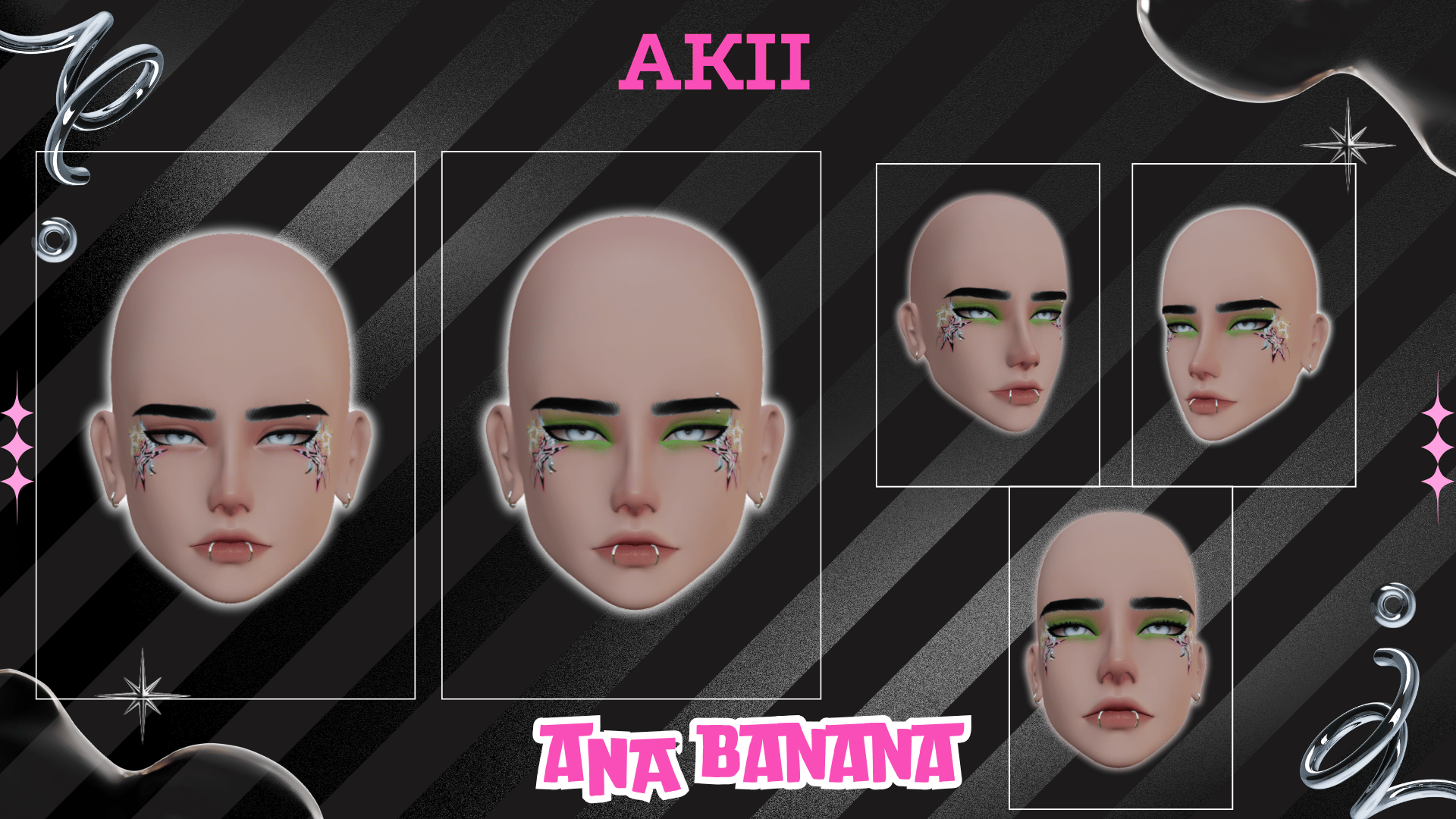 (J) : ⭐ Diva Makeup | Multi-Head Compatible