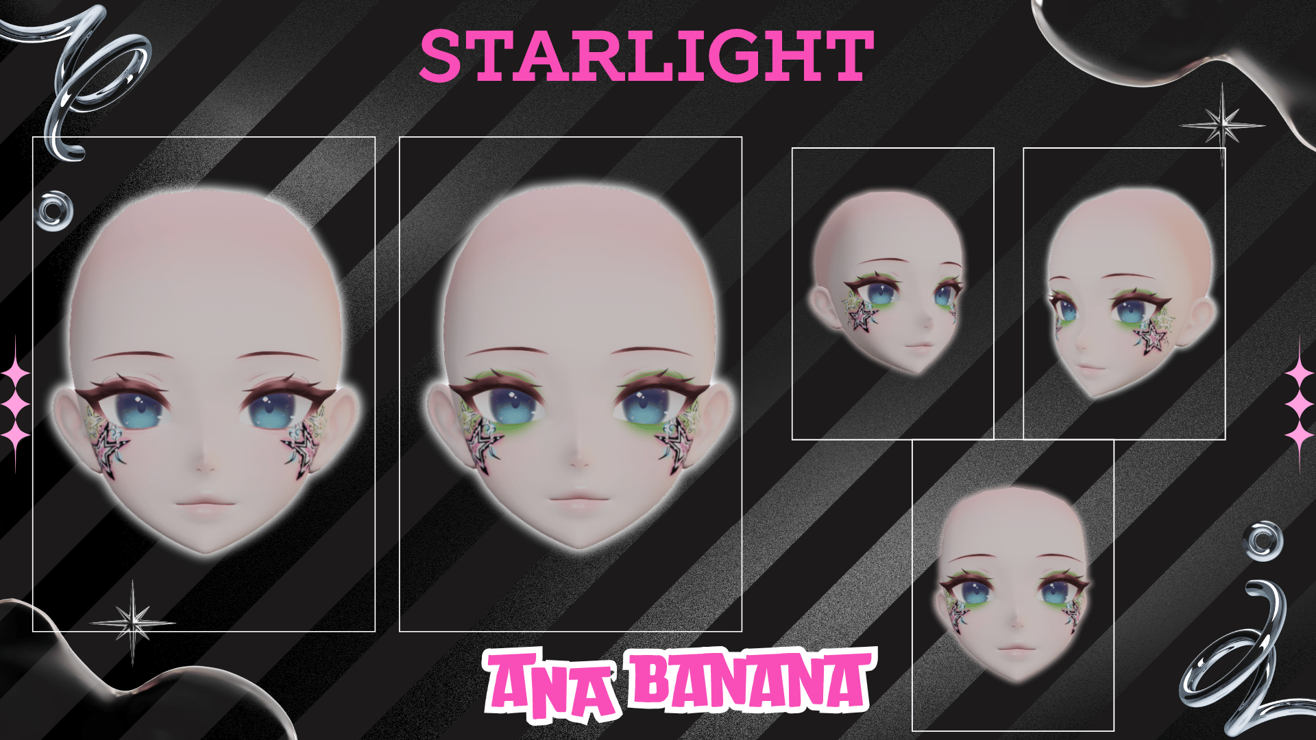 (J) : ⭐ Diva Makeup | Multi-Head Compatible