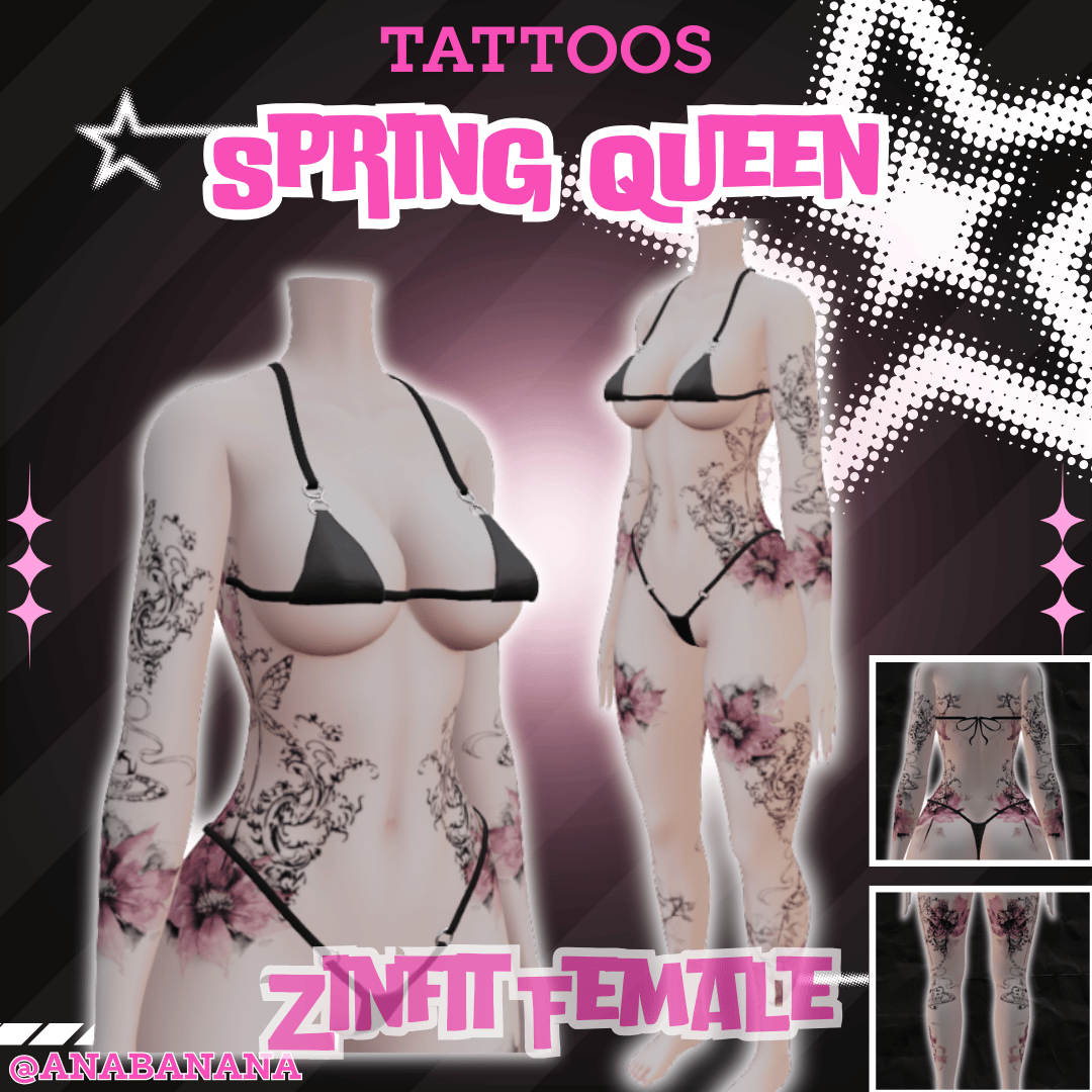 ðŒSpring Queen Tatts | Zinfit Female