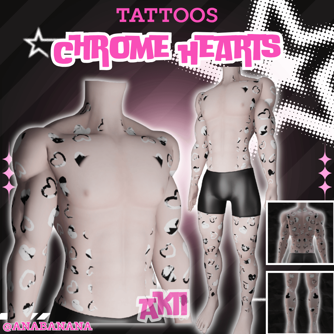 (J) ; ๐ค Chrome Hearts Tatts | Multi-Base Compatible