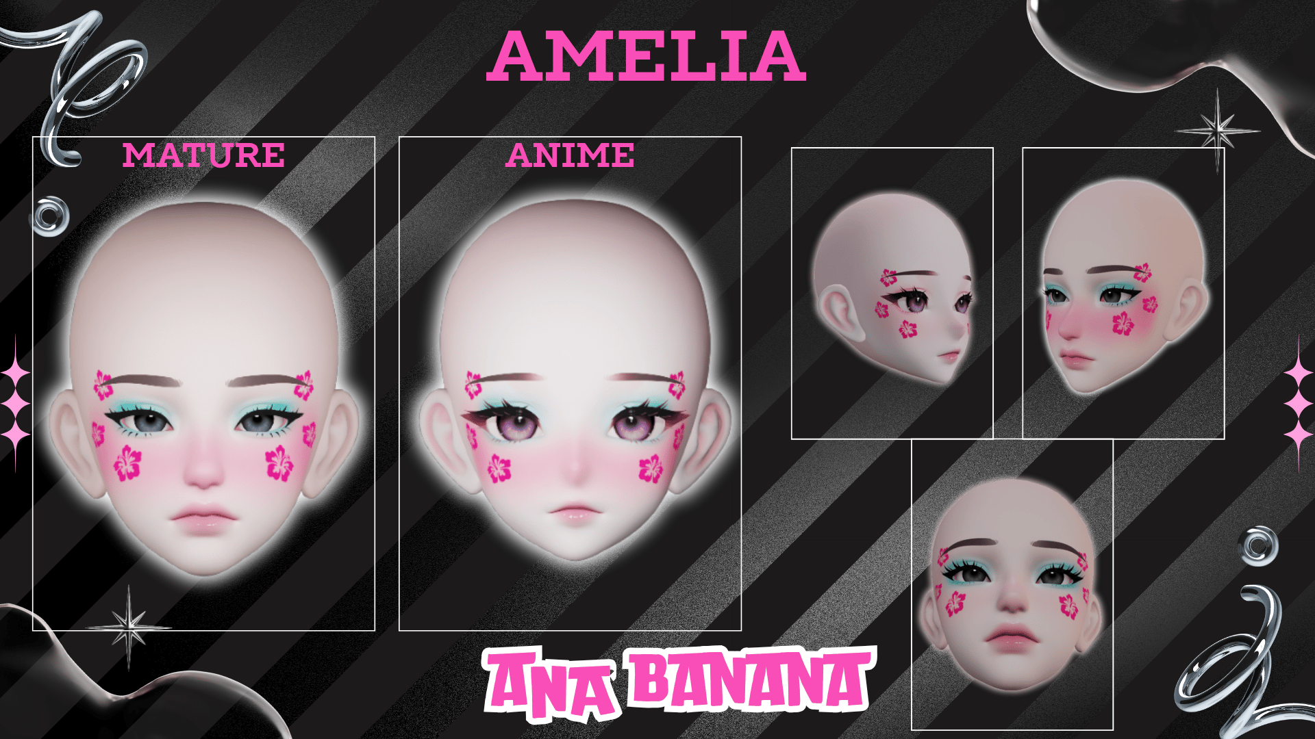 (J) : ๐ธ Summer Makeup | Multi-Head Compatible