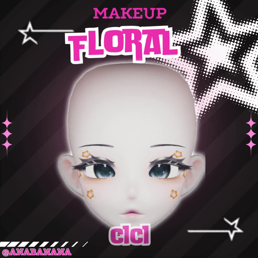 (J) : ๐บ Floral Makeup | Multi-Head Compatible