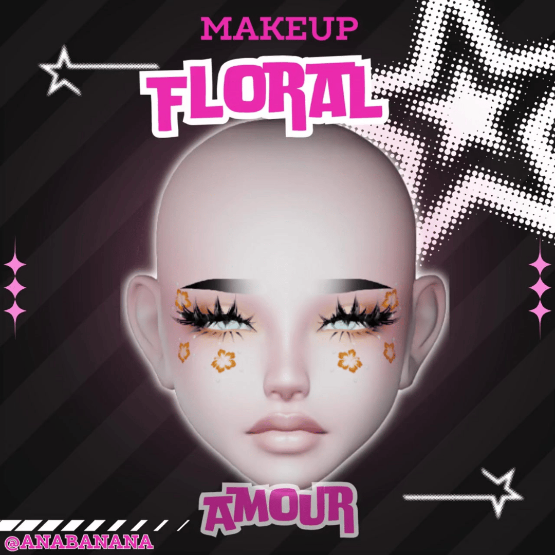 (J) : ๐บ Floral Makeup | Multi-Head Compatible