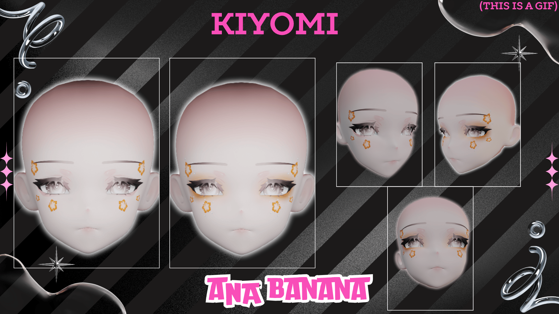 (J) : ๐บ Floral Makeup | Multi-Head Compatible