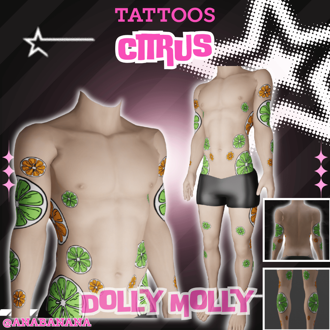 (J) : 🍊 Citrus Tatts | Multi-Base Compatible