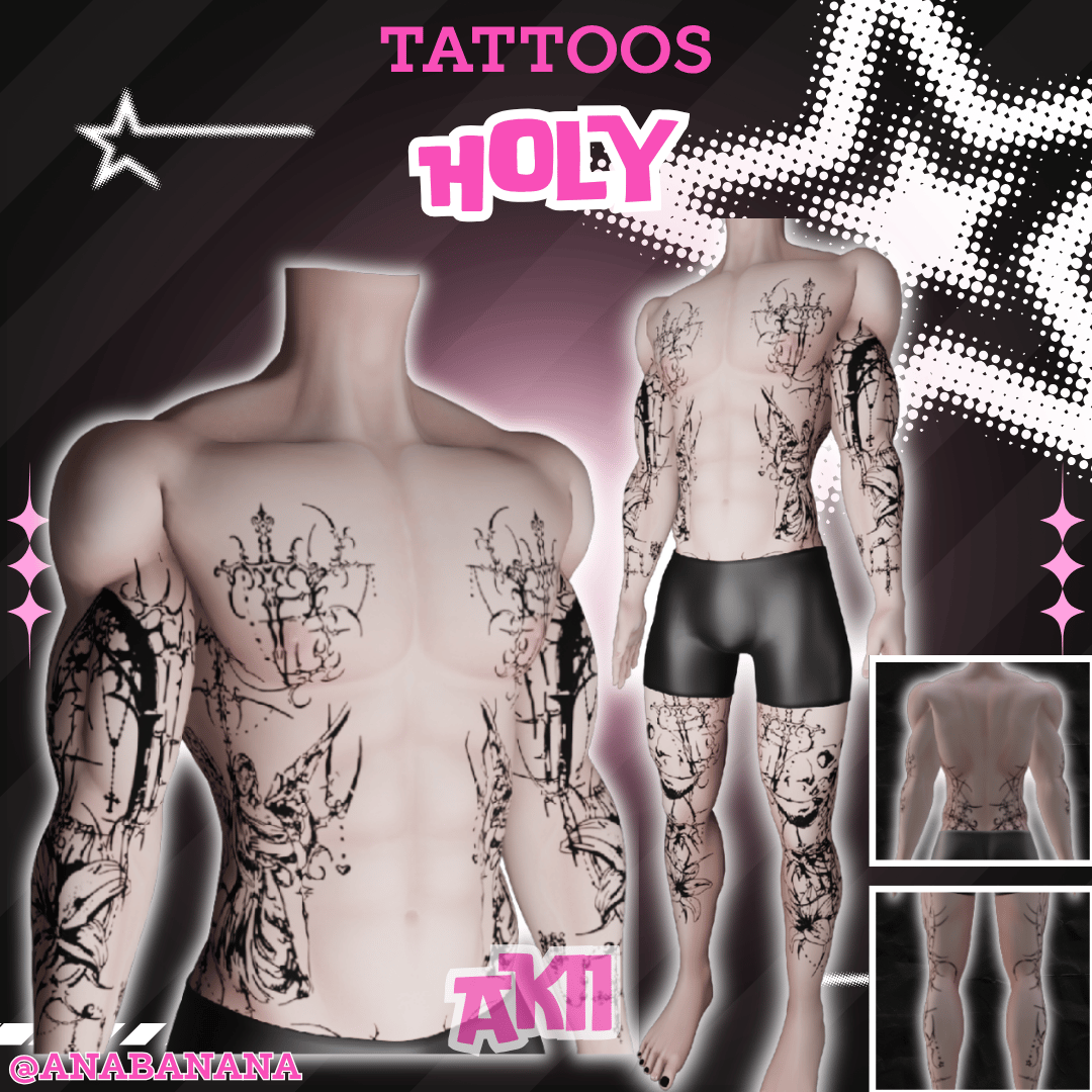 (J) : ✝️ Holy Tatts | Multi-Base Compatible