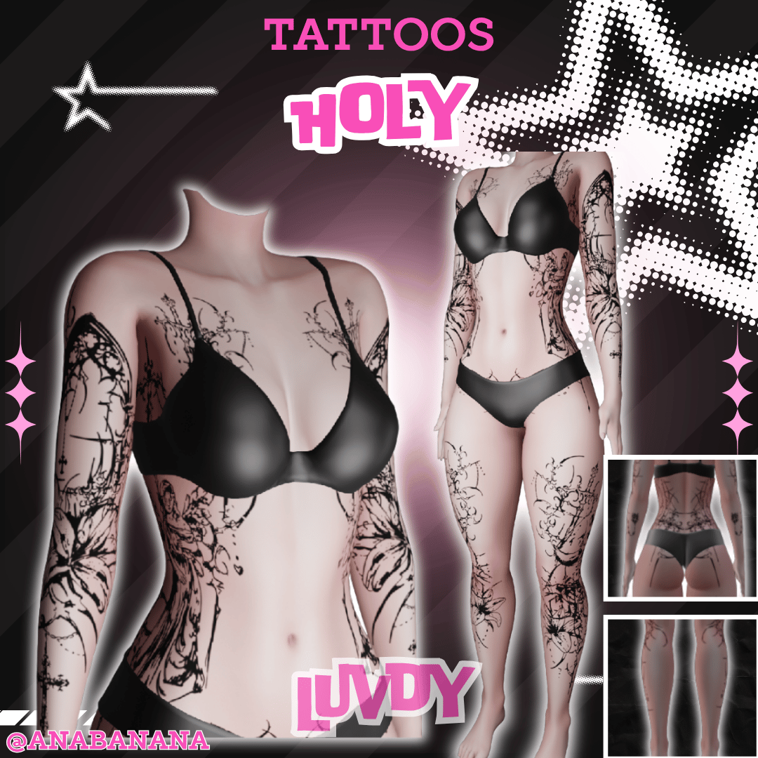 (J) : ✝️ Holy Tatts | Multi-Base Compatible