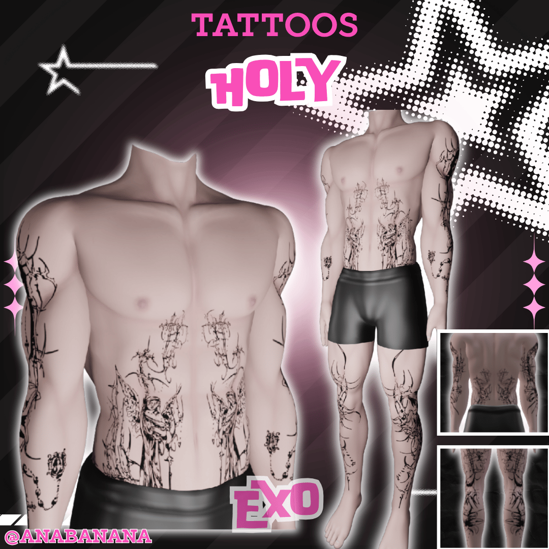 (J) : ✝️ Holy Tatts | Multi-Base Compatible