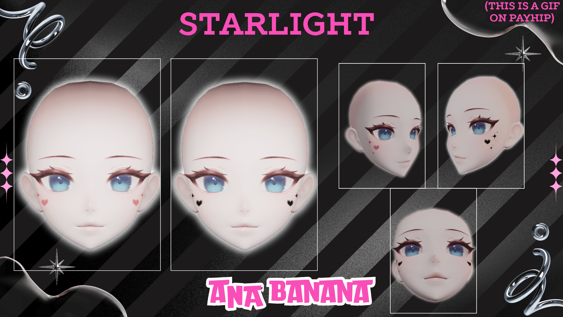 (J) : ๐ฉท Lovely Marks Makeup | Multi-Head Compatible