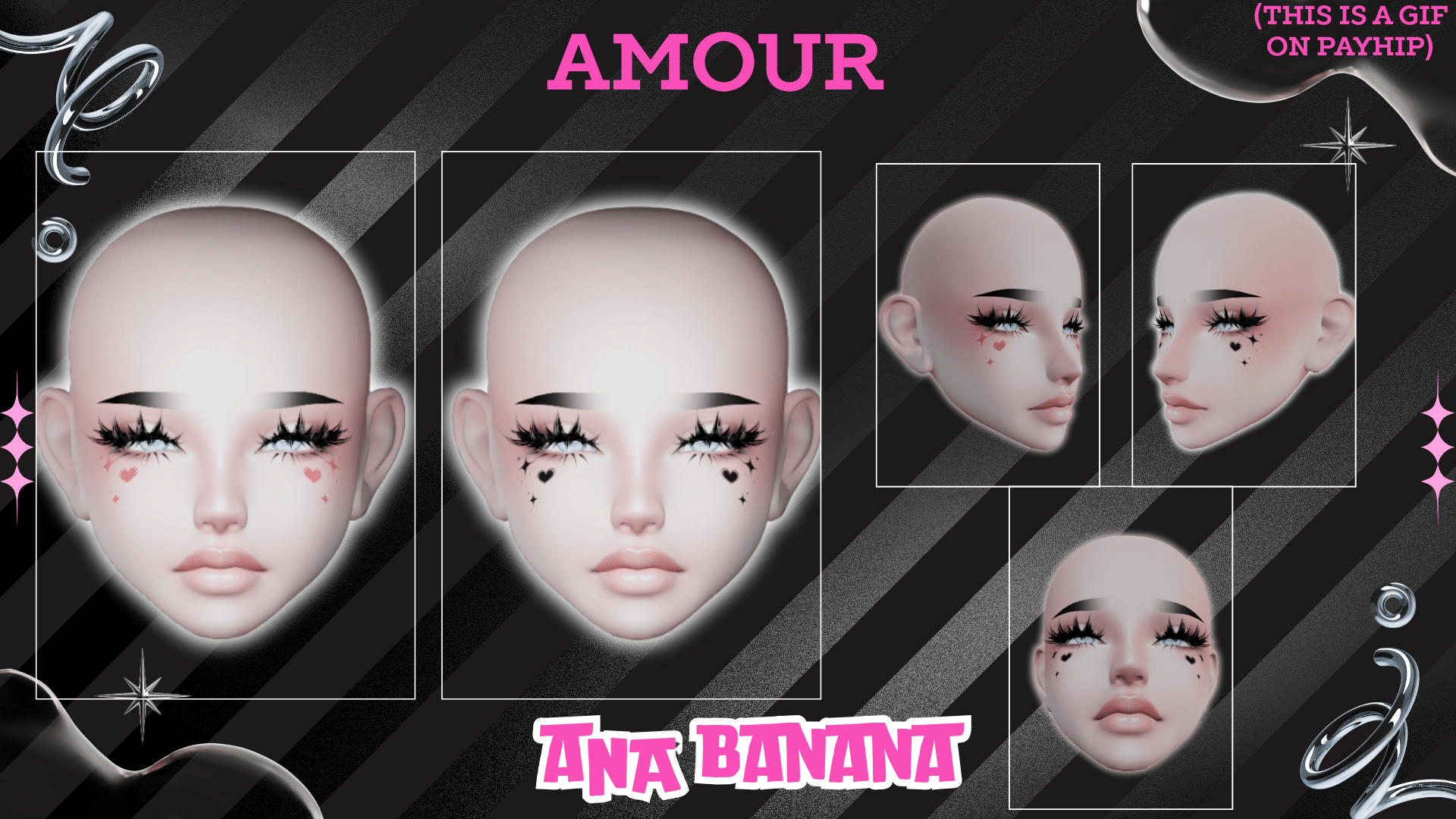 (J) : ๐ฉท Lovely Marks Makeup | Multi-Head Compatible