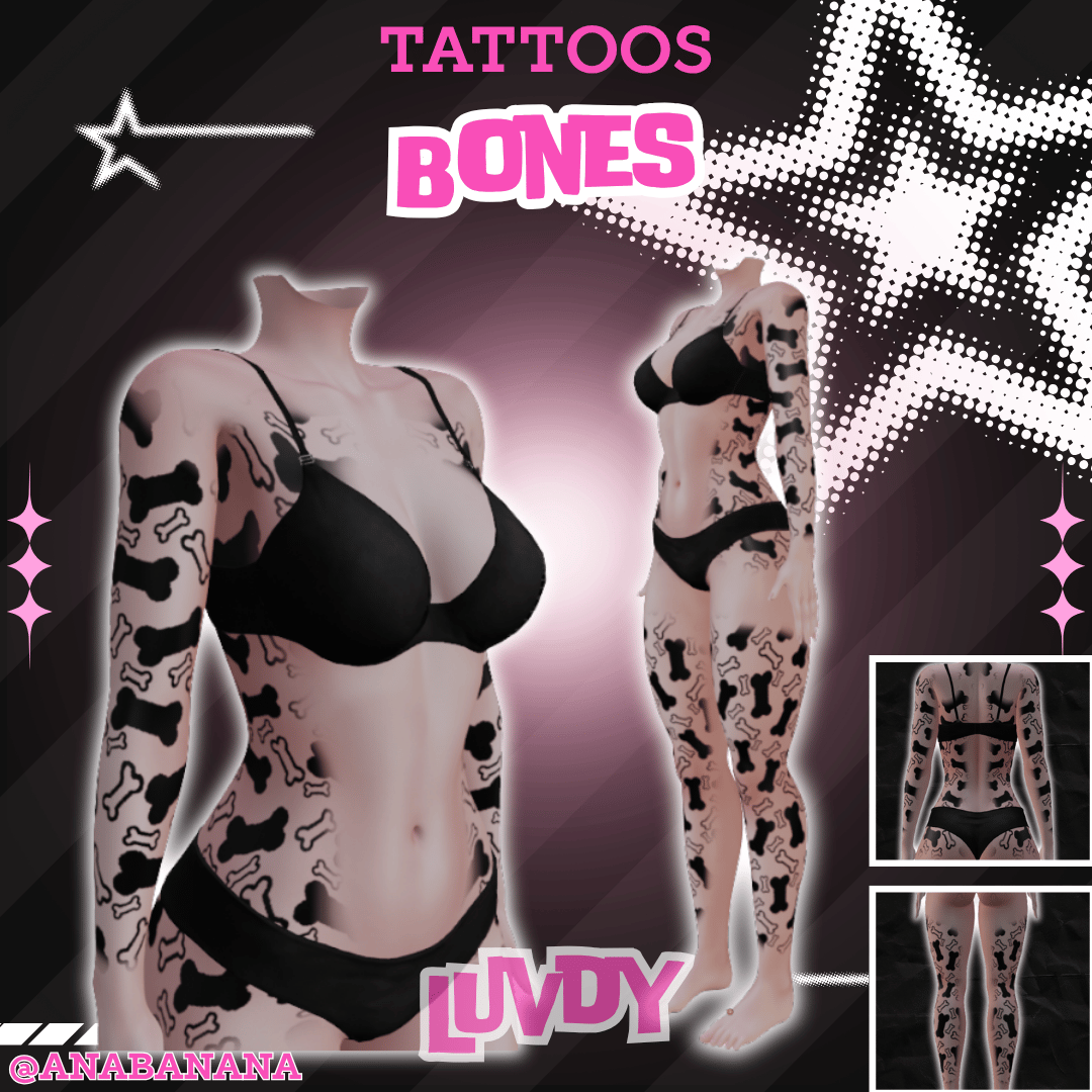 🦴 Bones Tatts | Luvdy