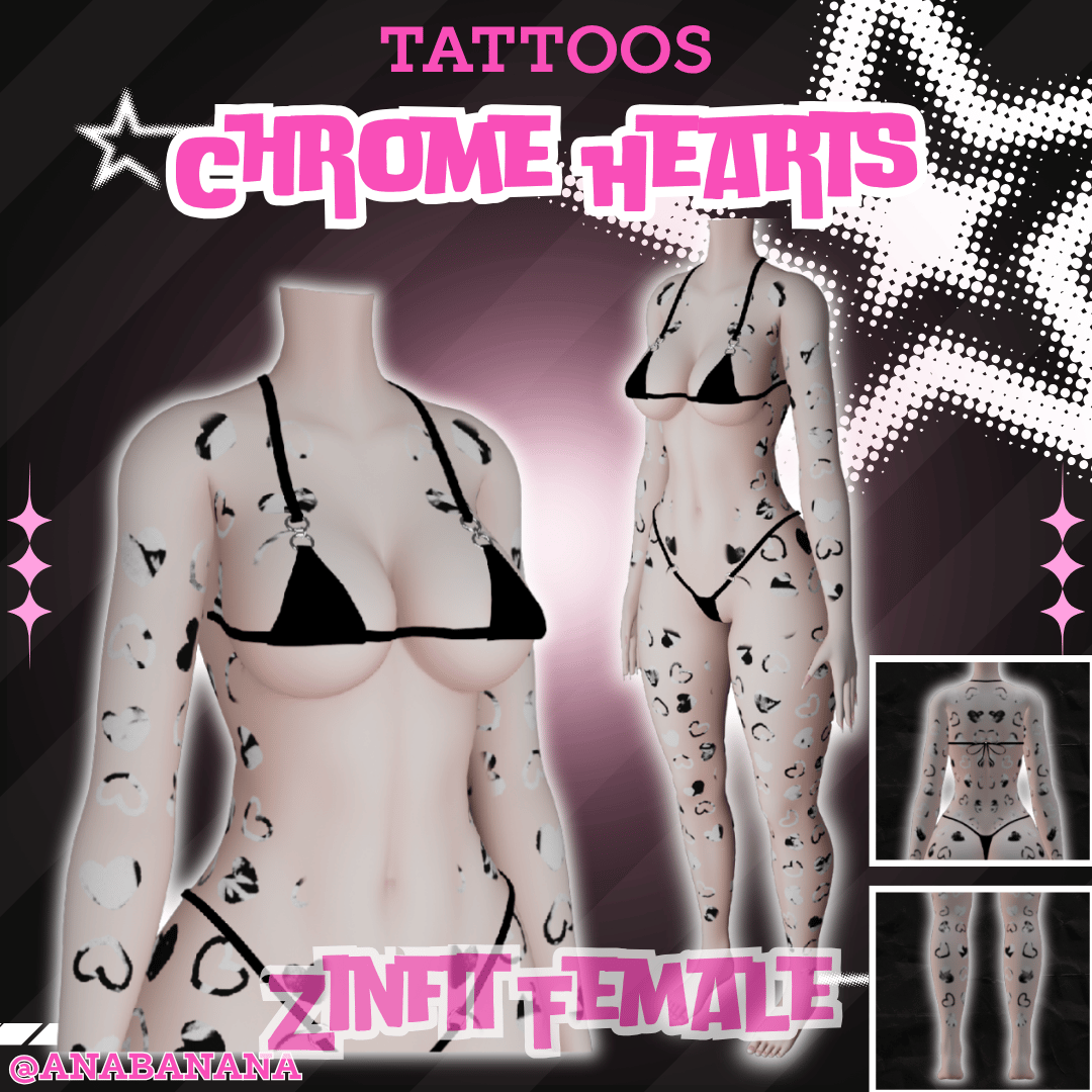 🤍 Chrome Hearts Tatts | Zinfit Female