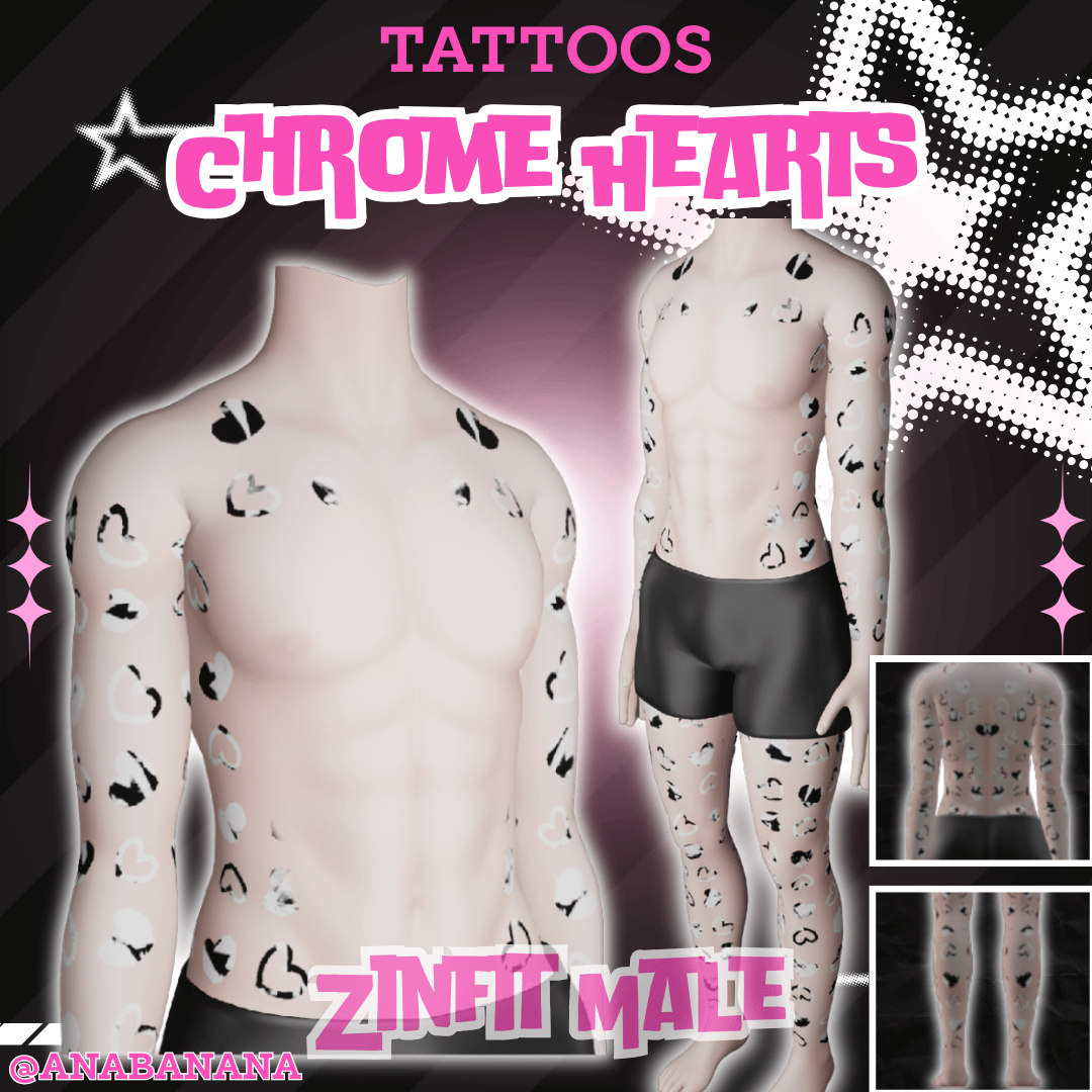 🤍 Chrome Hearts Tatts | Zinfit Male