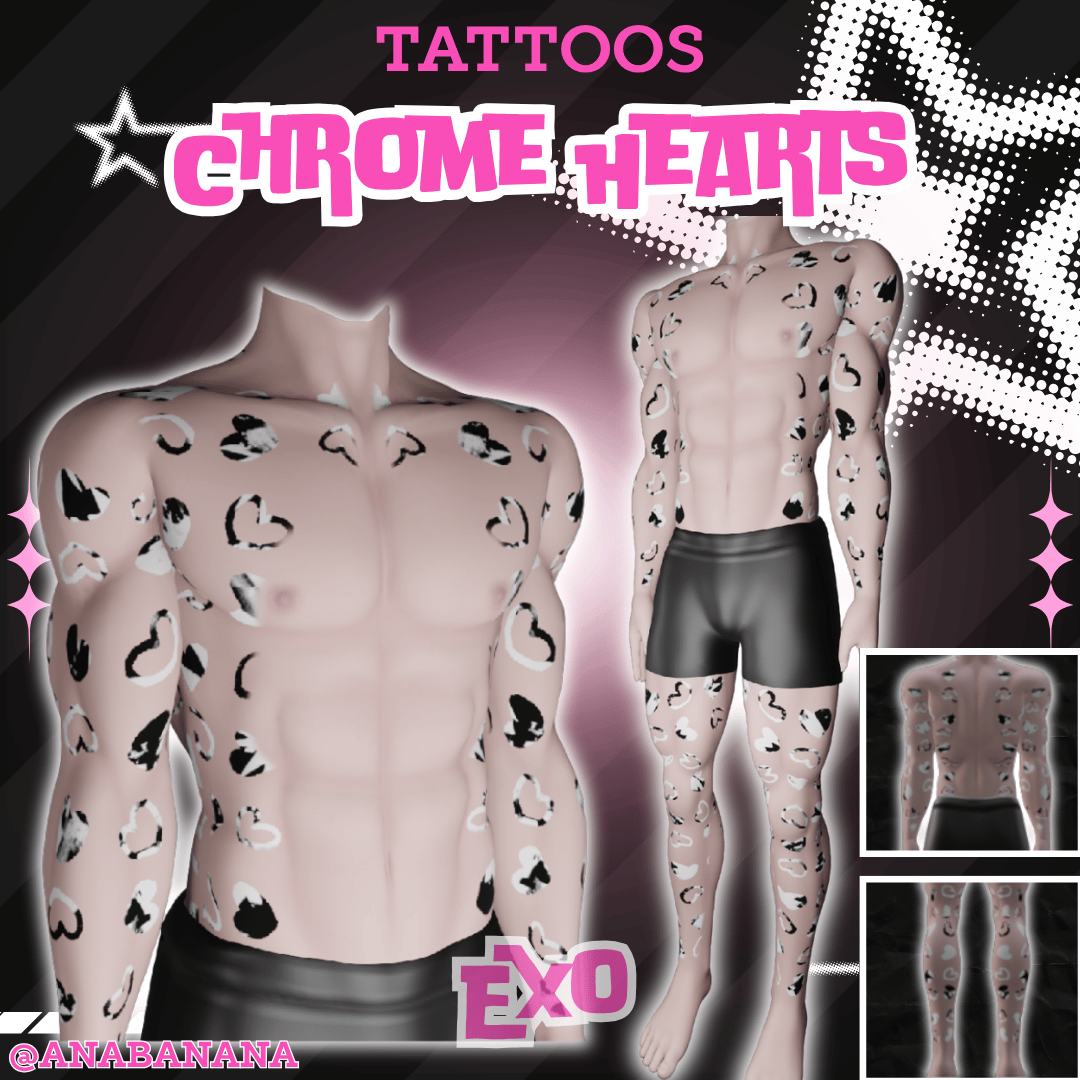 🤍 Chrome Hearts Tatts | Exo