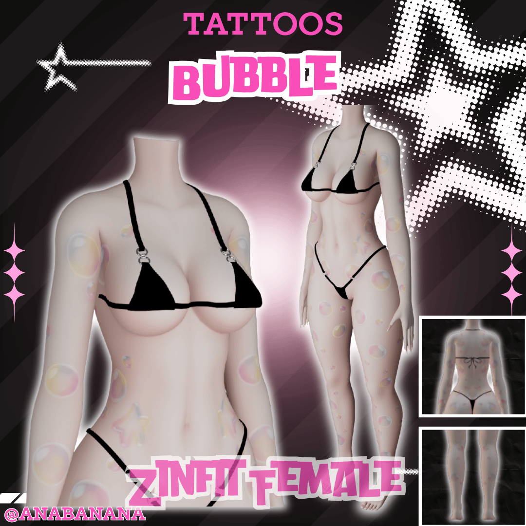 🫧 Bubble Tatts | Zinfit Female