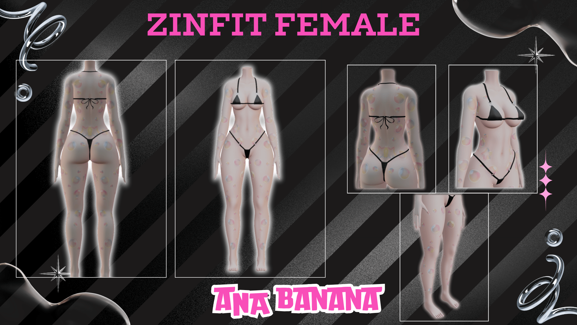 🫧 Bubble Tatts | Zinfit Female