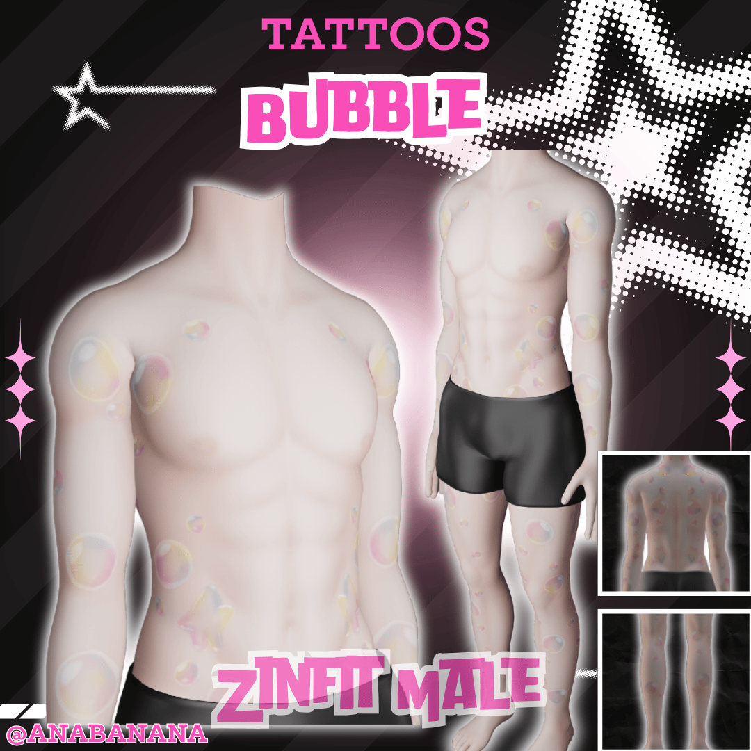 🫧 Bubble Tatts | Zinfit Male