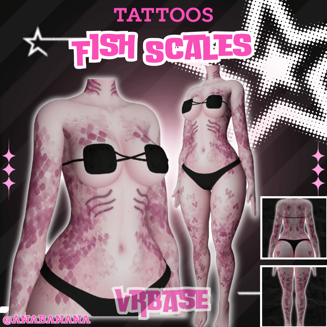 🐠 Fish Scales Tatts | Vrbase