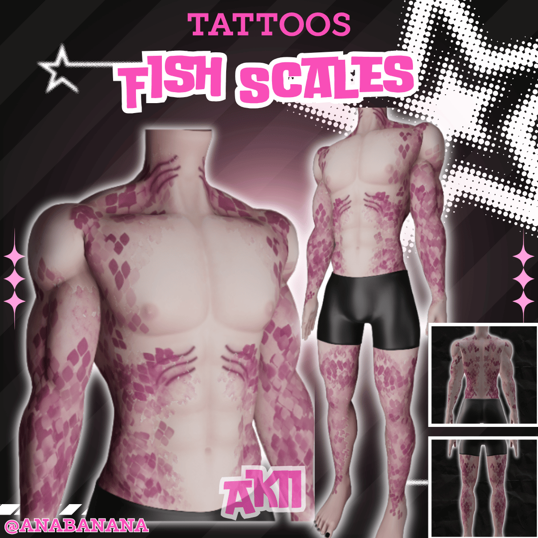 ð Fish Scales Tatts | Akii