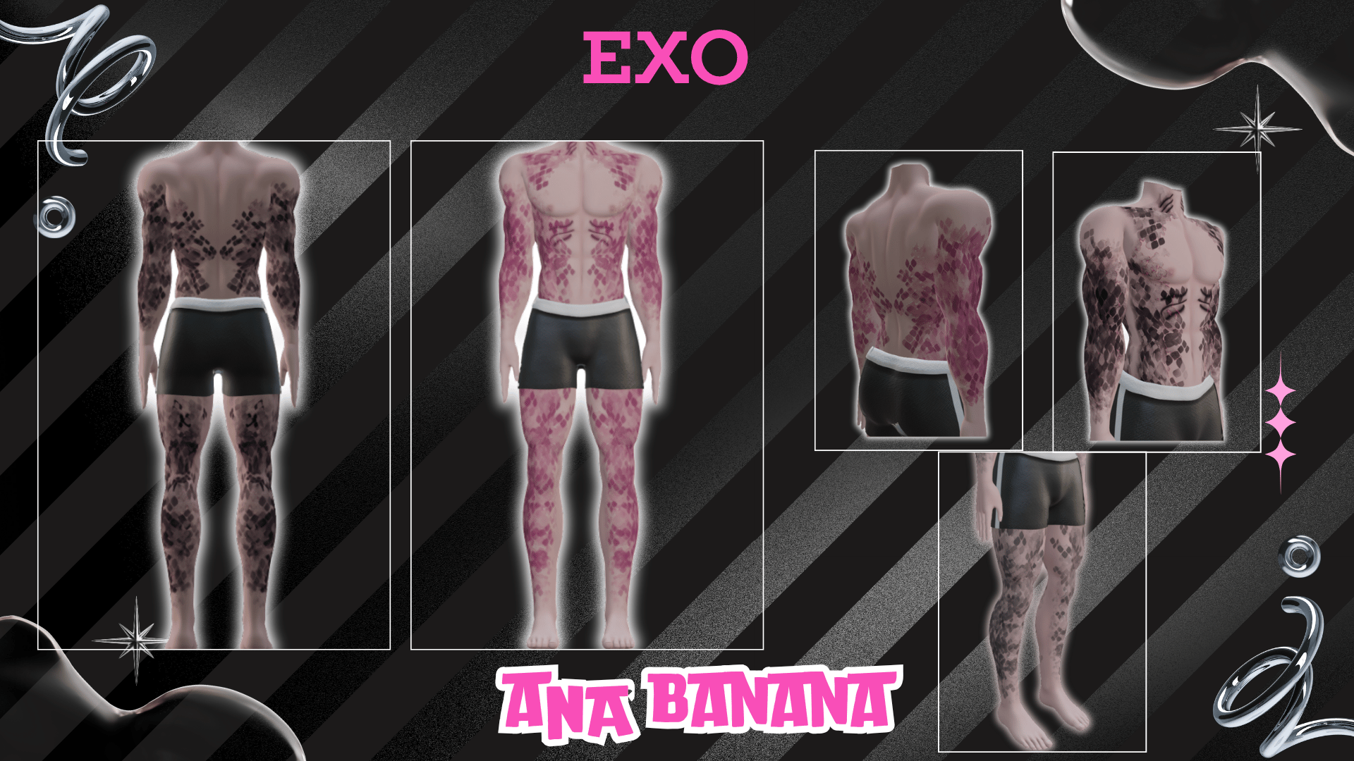 🐠 Fish Scales Tatts | Exo