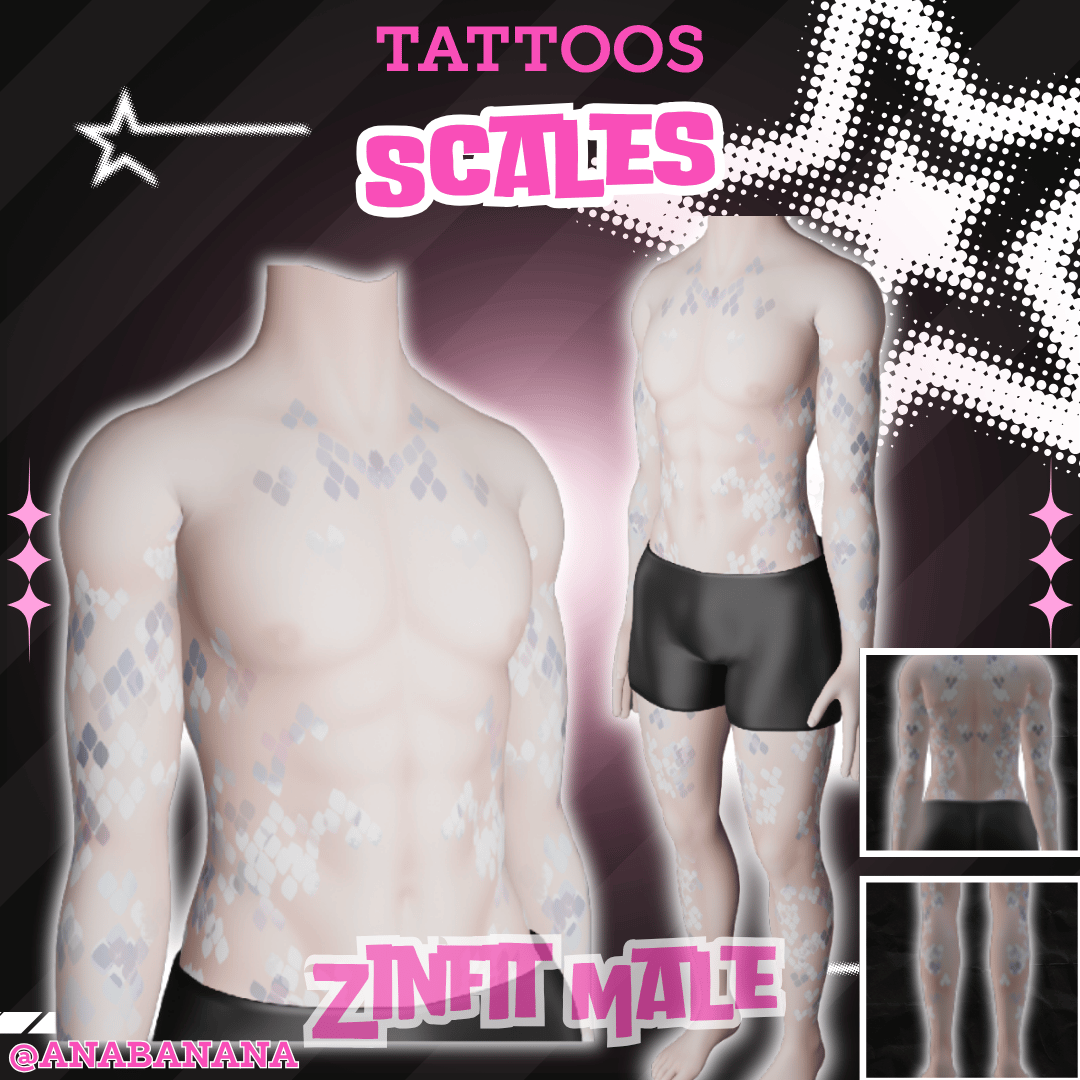 ๐ Scales Tatts | Zinfit Male