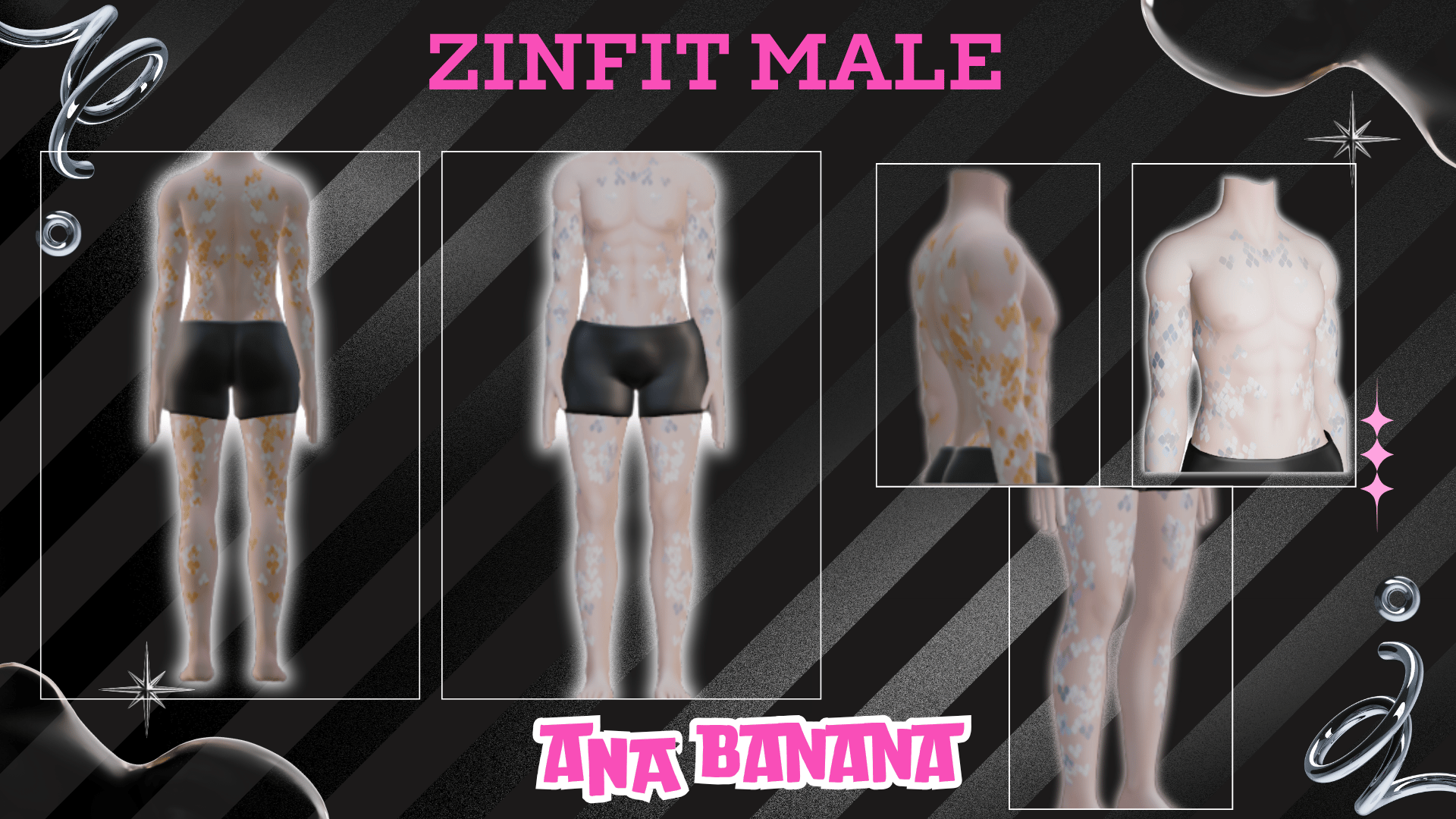 π Scales Tatts | Zinfit Male