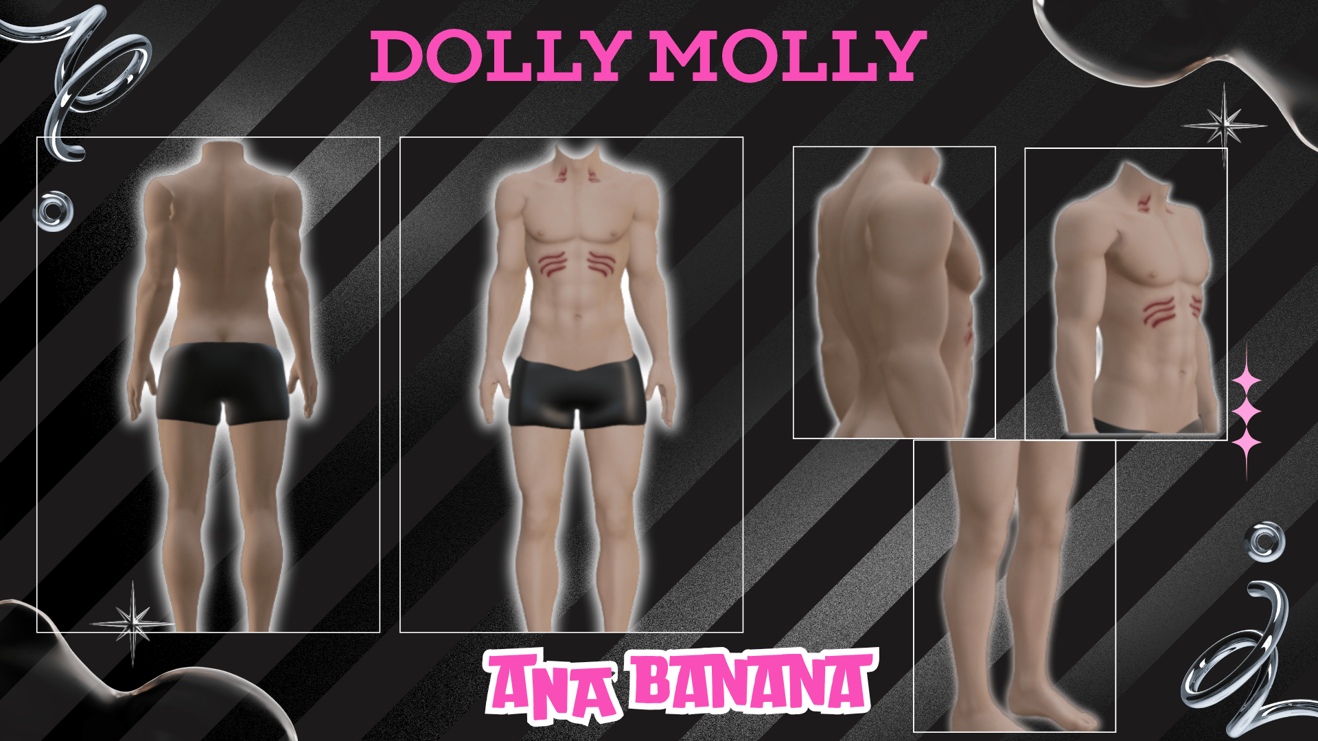 🦈 Fish Gills Tatts | Dolly Molly
