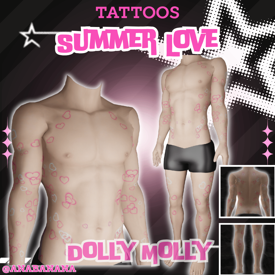 ❤️ Summer Love Tatts | Dolly Molly