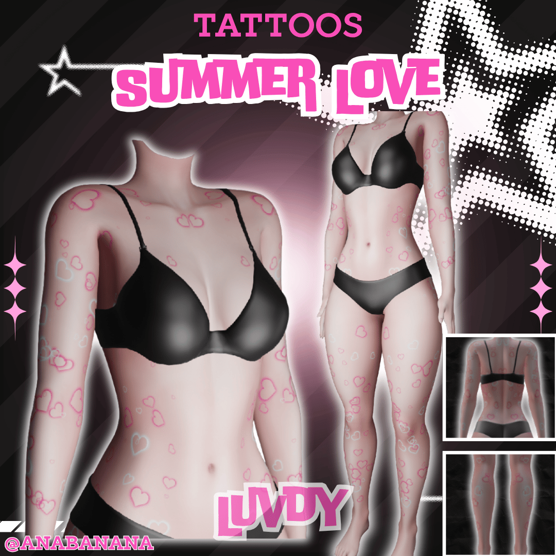❤️ Summer Love Tatts | Luvdy