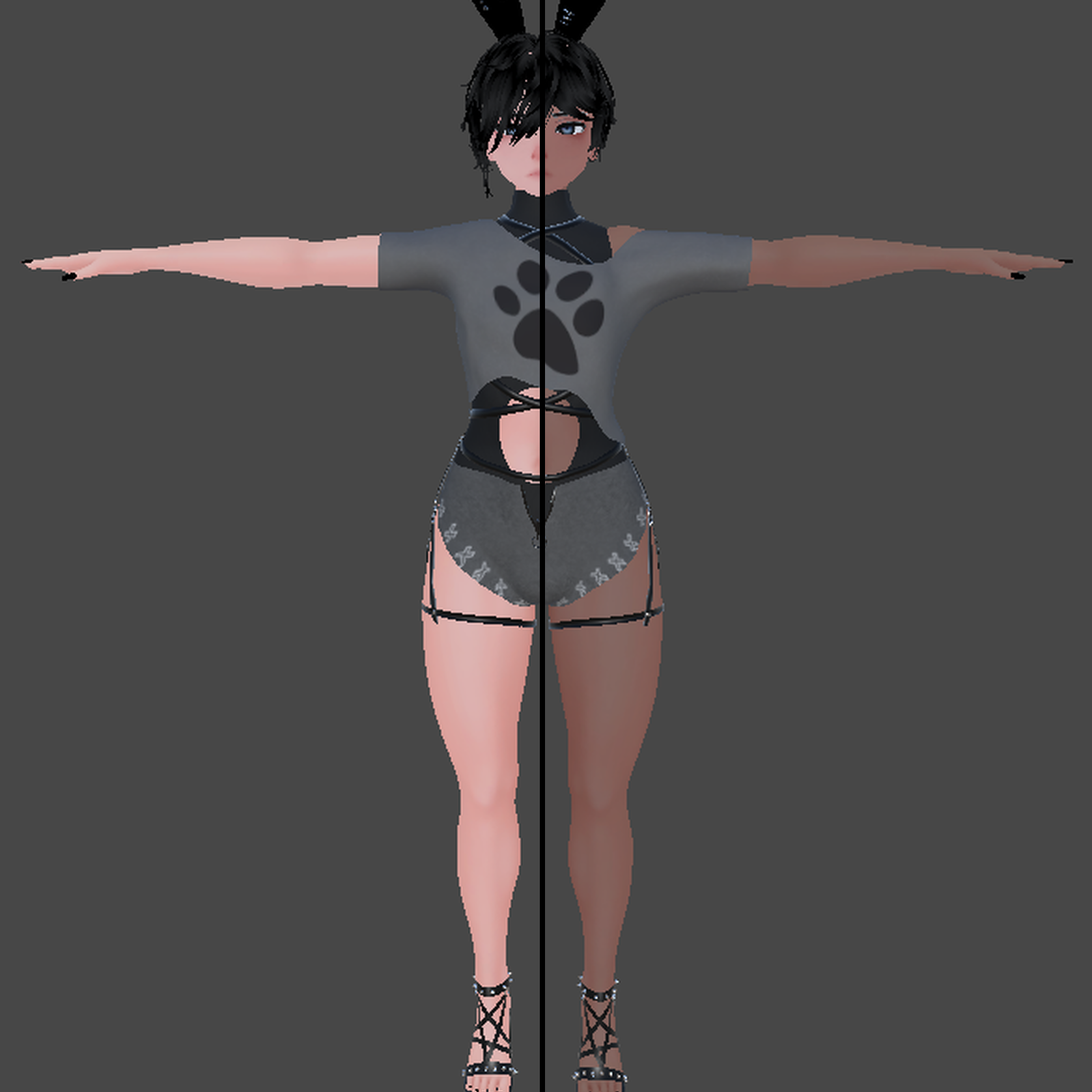 Noa Goth Femboy Bunny PC/Quest NSFW (UPDATED!)